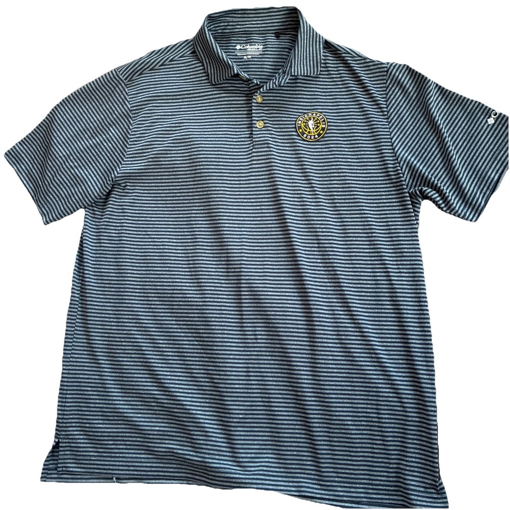 Columbia Golf Performance Polo Men's XL Indianapolis Basketball 2024 Logo